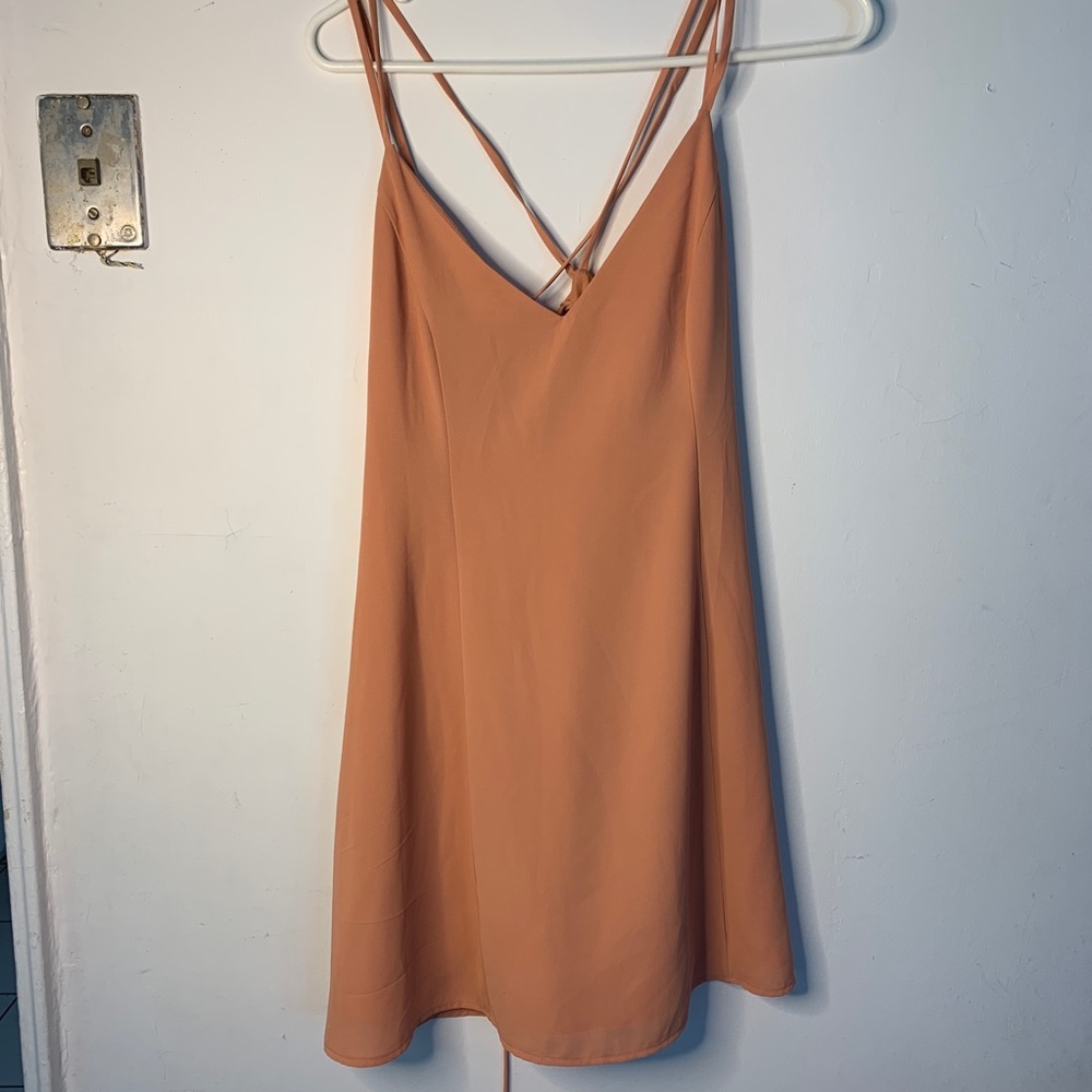Forever 21 salmon summer dress